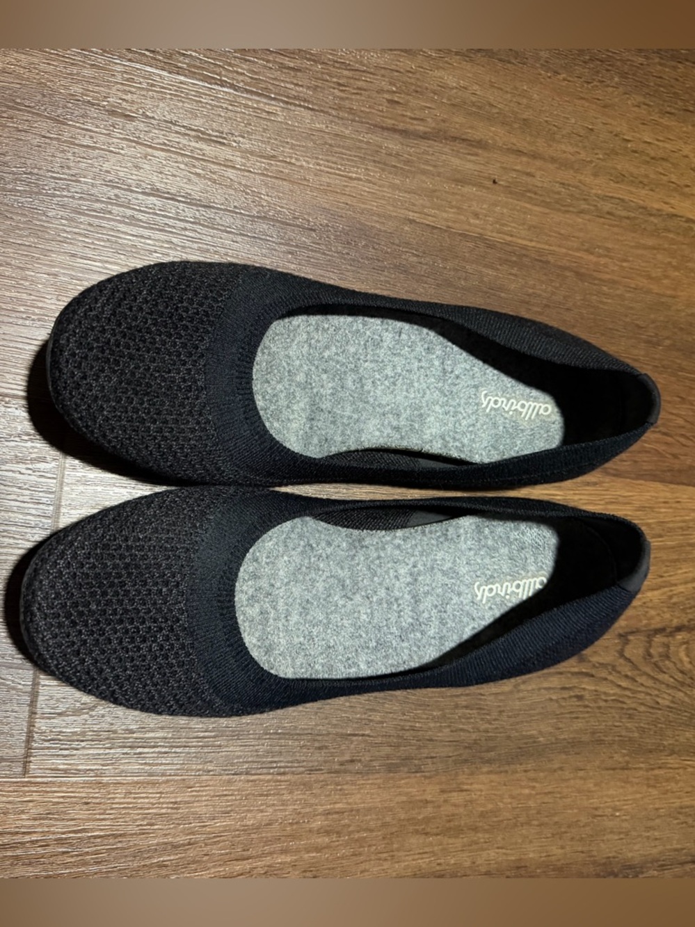 Allbirds Women's Tree Breezer flat knit $109 casual knit black grey spring 8.5 - Picture 2 of 5